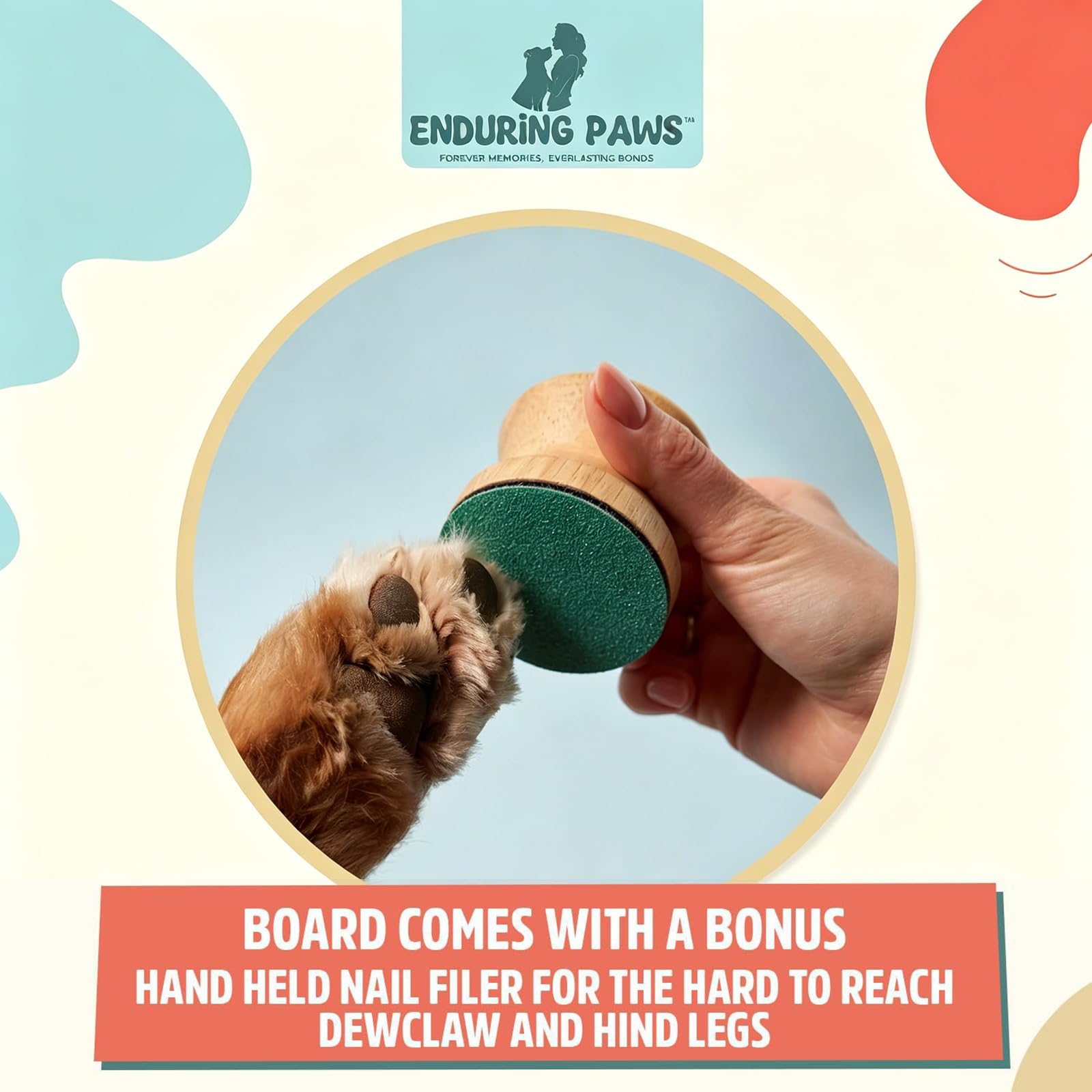 Tabla Rascadora para Perros con Cajón para Premios, Tabla Rascadora Portátil para Perros, Lima De Uñas Interactiva para Un Recorte Sin Estrés.