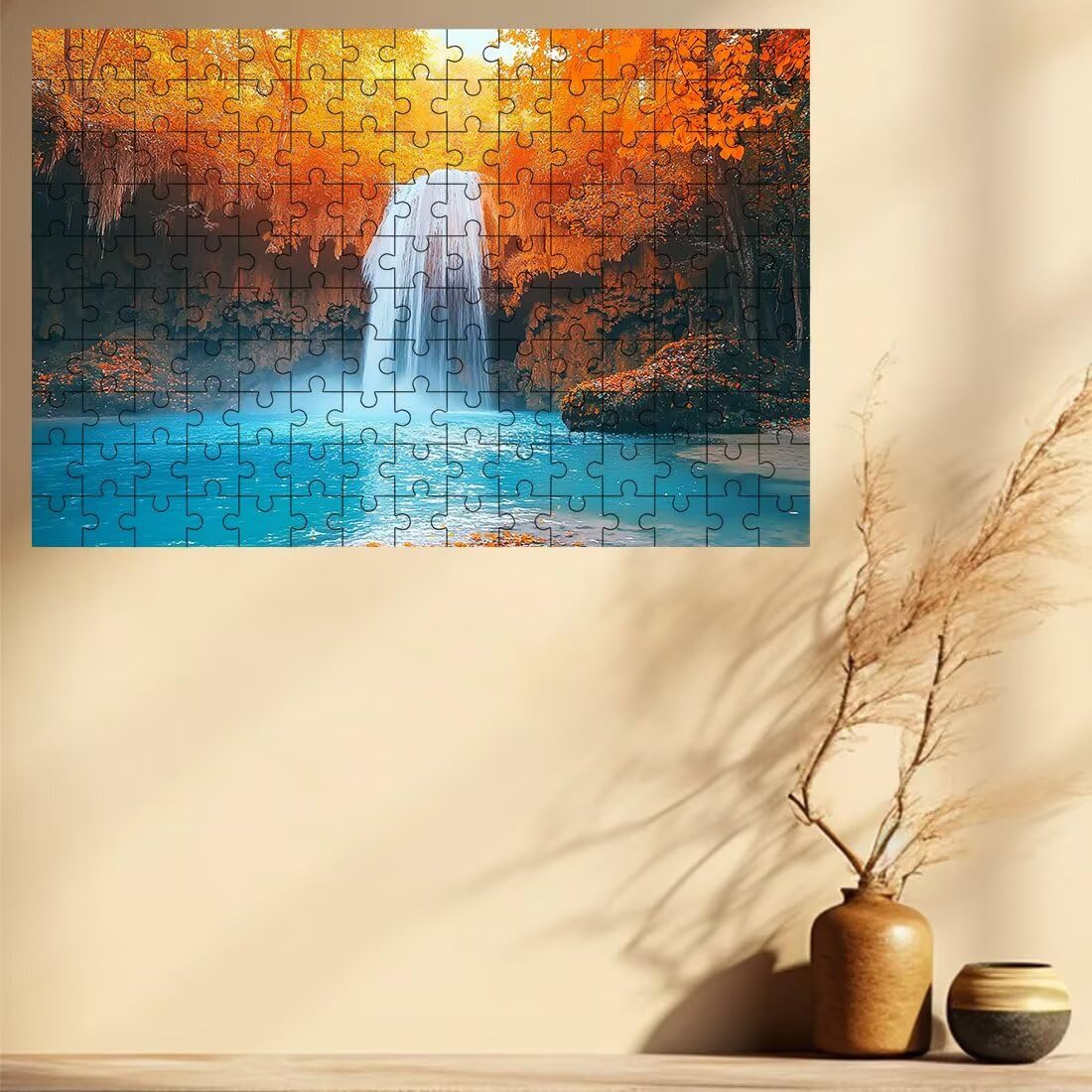 Puzzle 2000 elementów dla dorosłych, puzzle 2000 elementów jesień, puzzle dla dorosłych z wykwintnym pudełkiem do pakowania, gry edukacyjne, duże drewniane puzzle, prezent dla kobiet do dekoracji
