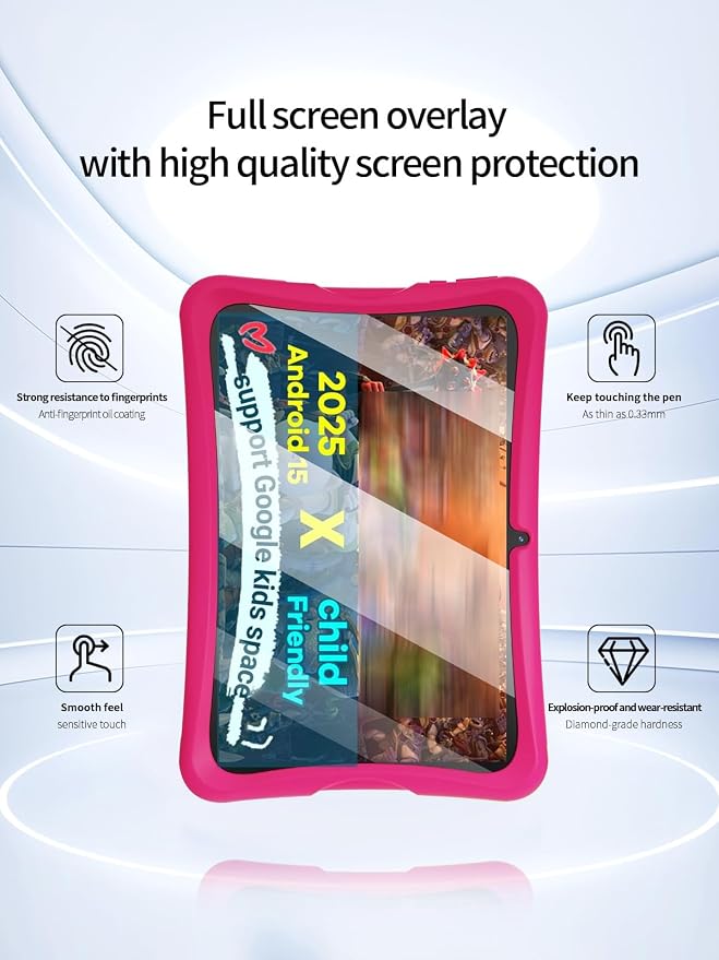 Protector de Pantalla para DigiLand Kids Tablet 10.1" 2 Pack miniatura 2