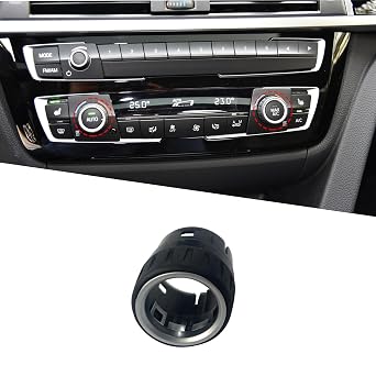 Compatible with BMW Climate AC Button Konb,Car Central Air Conditioning Climate Control Button Konb Replacement for BMW 1 2 3 4 Series F30 F32 F34 F35 2013-2019 AC Knob