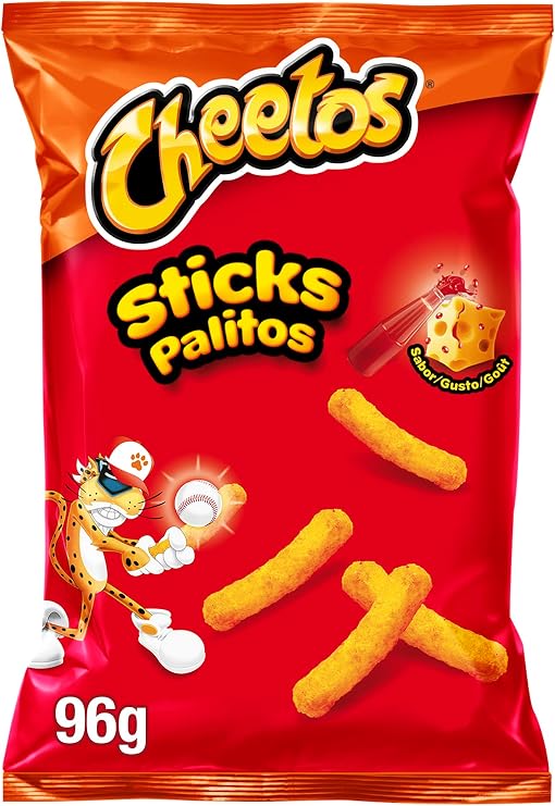 Cheetos Rizos Snack Sabor Queso y Ketchup 96g
