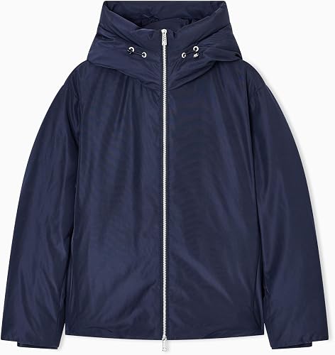 Armani Exchange Men's Hooded Full Zip Jacket, Deep Navy, Medium