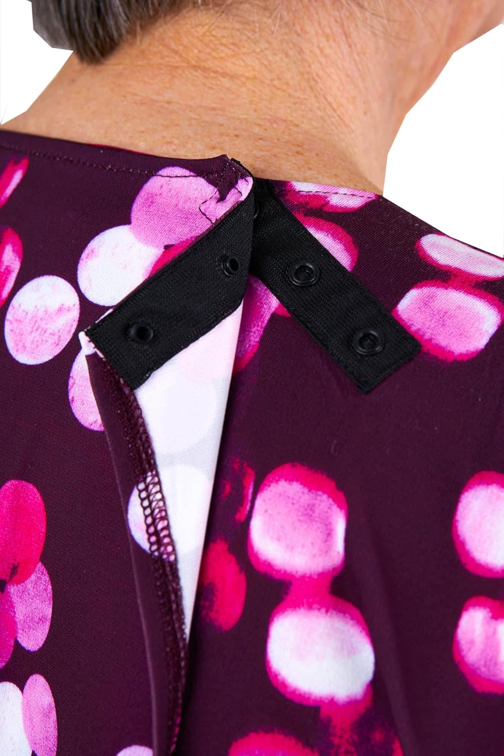 Ovidis Adaptive Top Open Back Clothing Senior Disabled Women - Mila