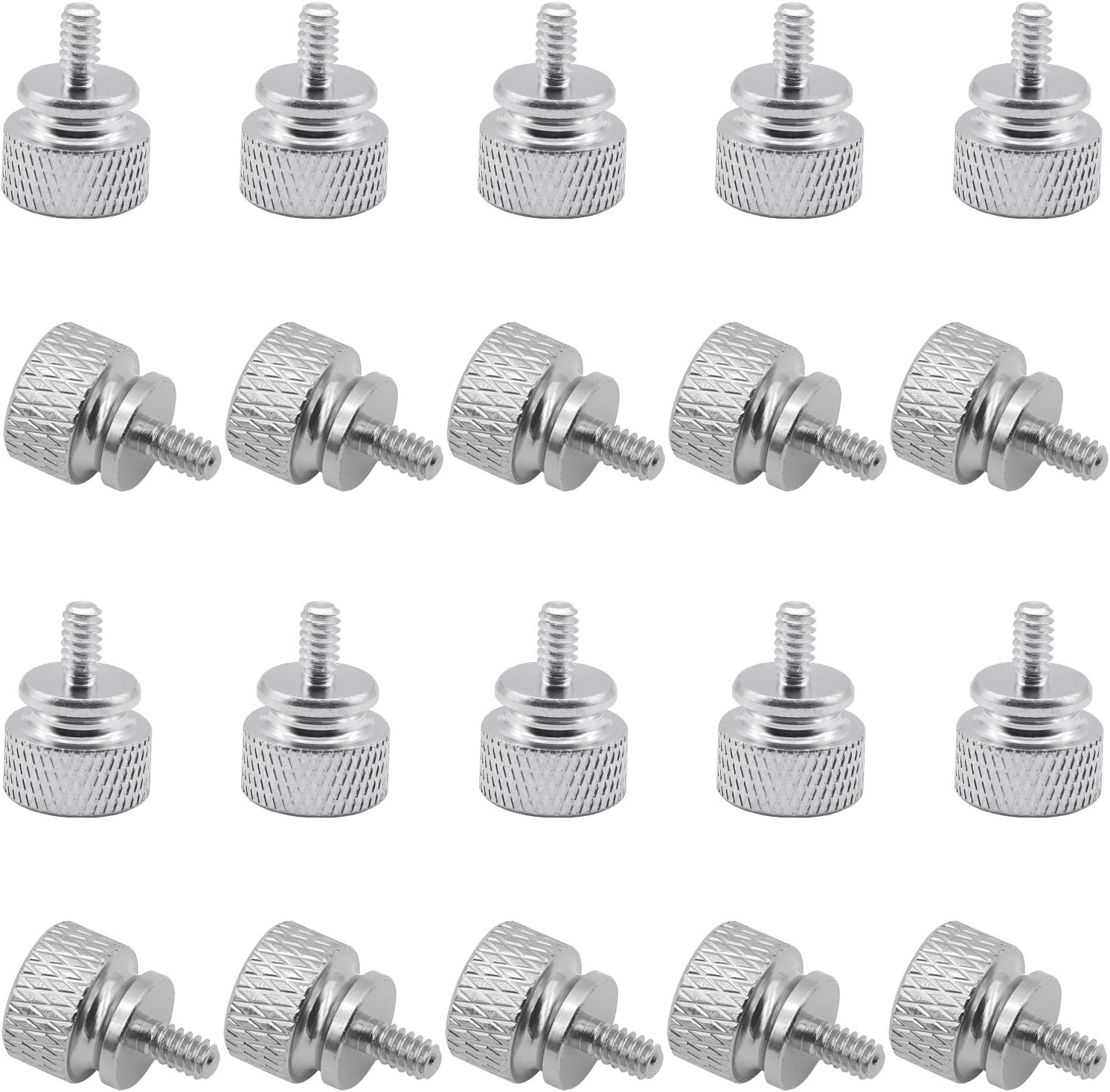 Amazon.com: Powlankou 20 Pieces 6#-32 Computer Case Screws, Anodized ...