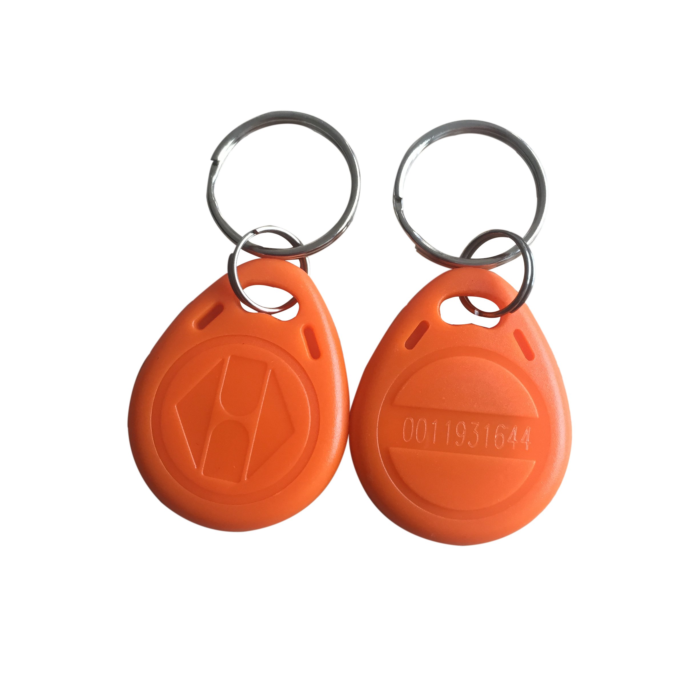 YARONGTECH 125Khz RFID Proximity Keyfobs Ring Access Control Card Rfid Tag Blue Grey Orange Black Red Color (pack of 100) โ image 1