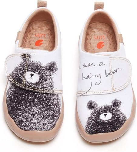 UIN Zapatos para caminar para niños, botas de punto de alta calidad, casuales, ligeras, cómodas, a la moda, Madrid