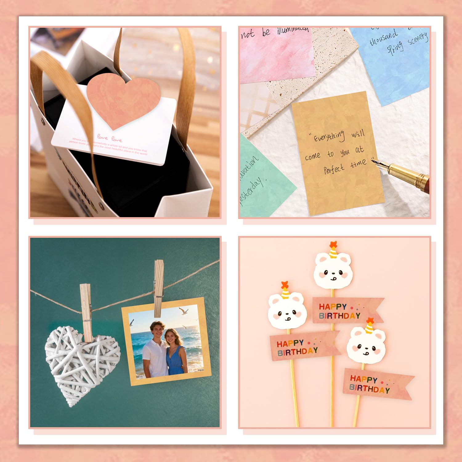 24 arkusze papieru do scrapbookingu, 30 cm, dwustronne tło fotograficzne, wzorzysty papier rzemieślniczy, 160 g/m², do dzienników śmieci, kartek okolicznościowych, albumu, dekoracja (styl boho