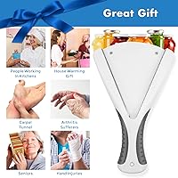 Vista 6 de Abridor de Tarros Abridor de Tarros Sin Esfuerzo para Manos Débiles y Personas Mayores con Artritis Abridor de Tapas de Tarros para Manos