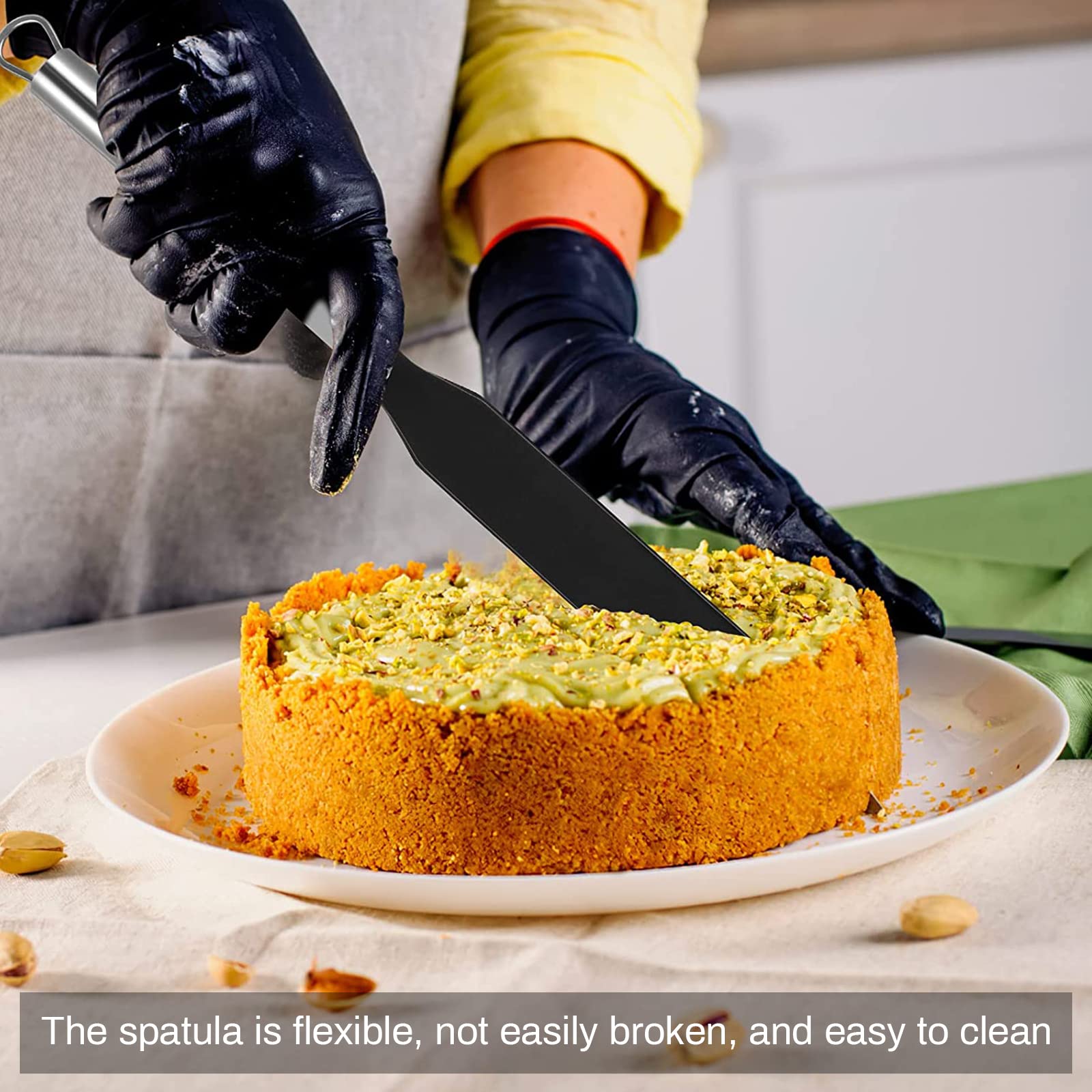 GOSHIES Spatule En Acier Inoxydable Crêpes Spatule