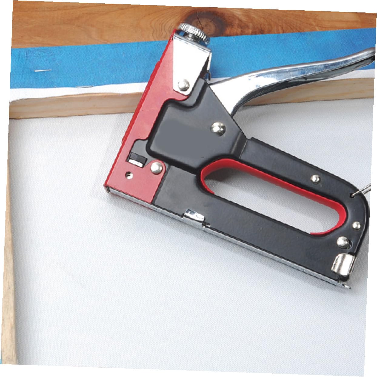 Mipcase Puntatrice Manuale 3 in 1 in Metallo Meccanismo Regolabile a Molla e Impugnatura Ergonomica Curva per Uso Multiplo a Forma di U a Forma di T