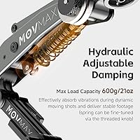 Vista 4 de MOVMAX Soporte de ventosa electrónica solar con brazo de cuchilla, soporte de coche para DJI Pocket 3, GoPro Hero 13, cámaras de acción 360