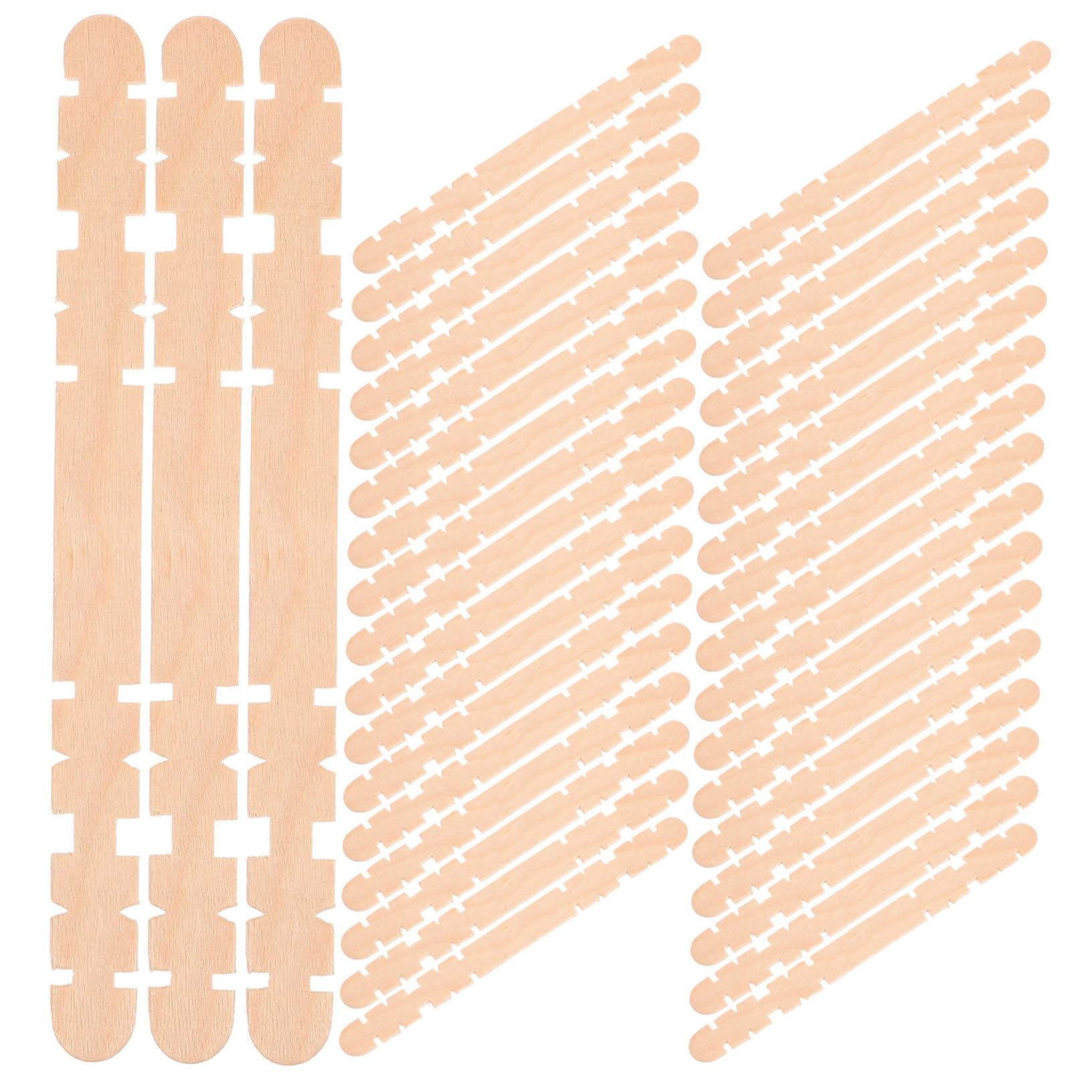 5 Piezas 200 Piezas manualidades de madera craft manualidades madera varillas de espiga palos listón creativo Gua modelo de construcción listón Artesanías hechas a mano Bambú