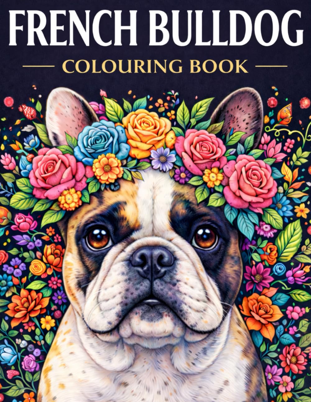 French Bulldog Colouring Book: Cute Frenchies from the Dog Breed Coloring Series: Adult and child colouring book (Dog Breed Colouring Books)