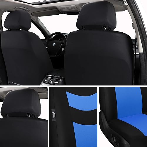 Miniatura 5 de Fundas universales de asiento de automóvil para asientos delanteros funda de asiento delantero de automóvil fácil de instalar transpirable y lavable