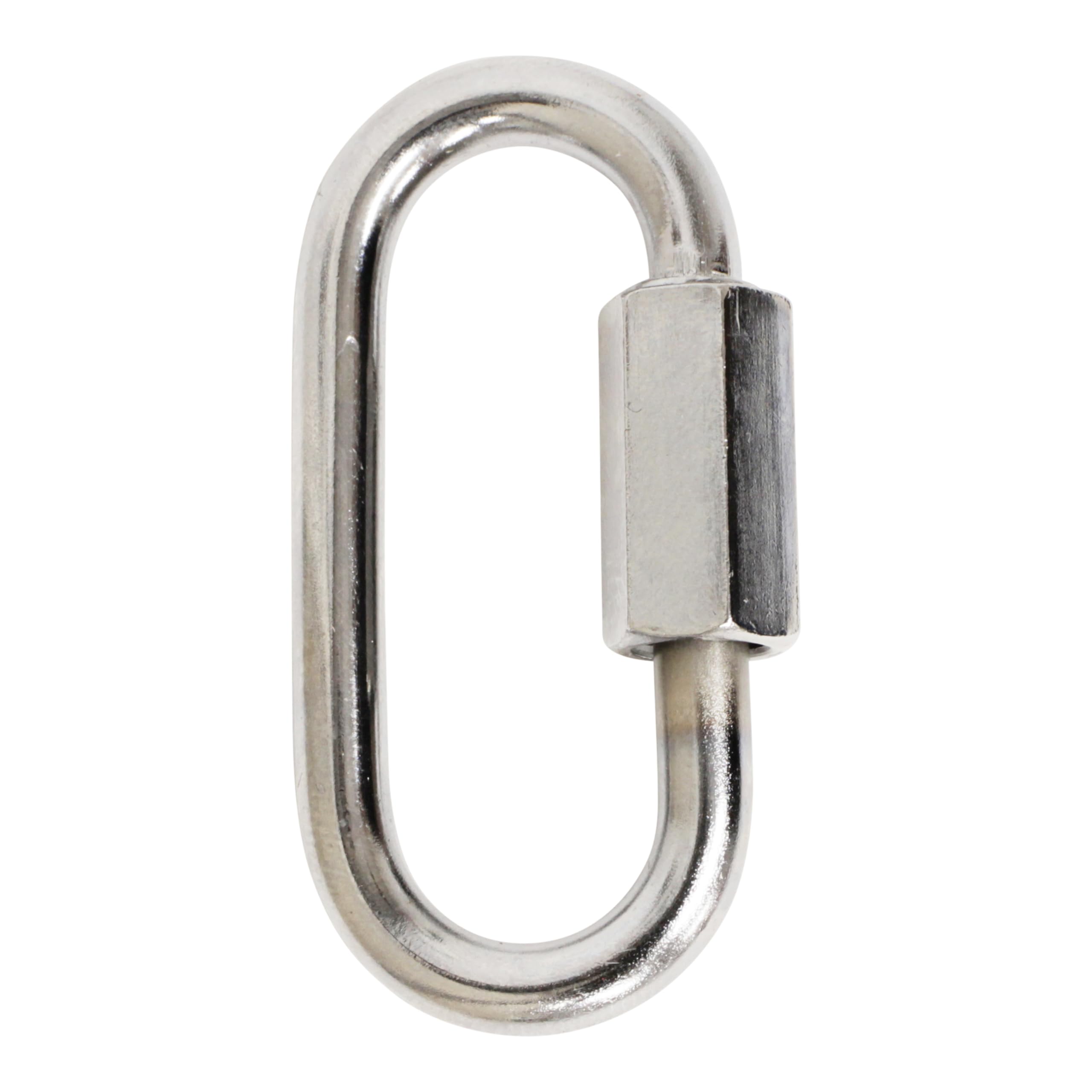 RCH Hardware QL-ST04-49 Steel Quicklink, 5 Gauge, Polished Chrome (2 Pack)