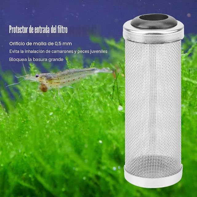 Foto 3 de 8 de Rejilla de Filtro de Acero Inoxidable para Acuario de 16mm