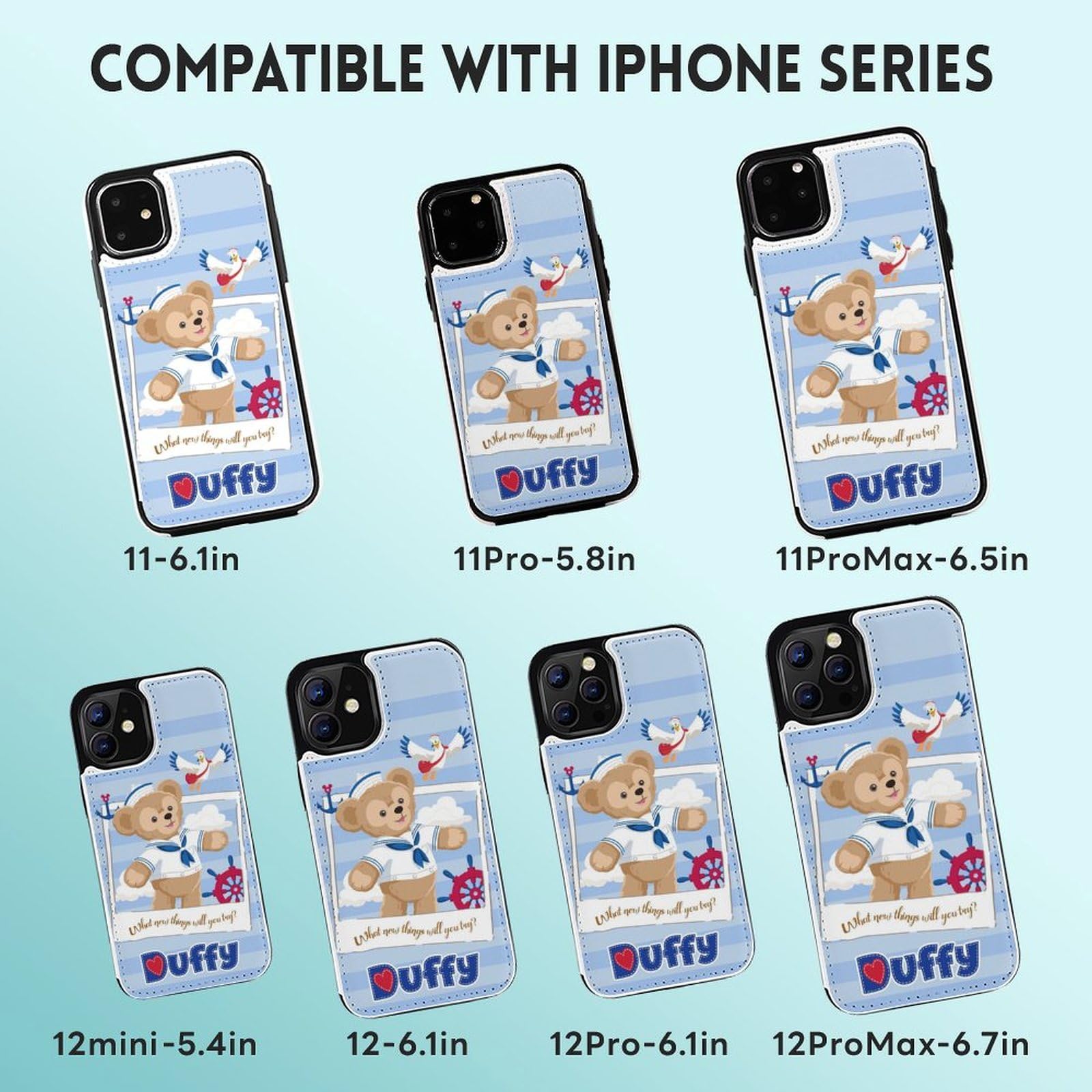 Amazon.co.jp: iPhone 16 ケース 手帳型 ダッフィー フレンズ (2) 全