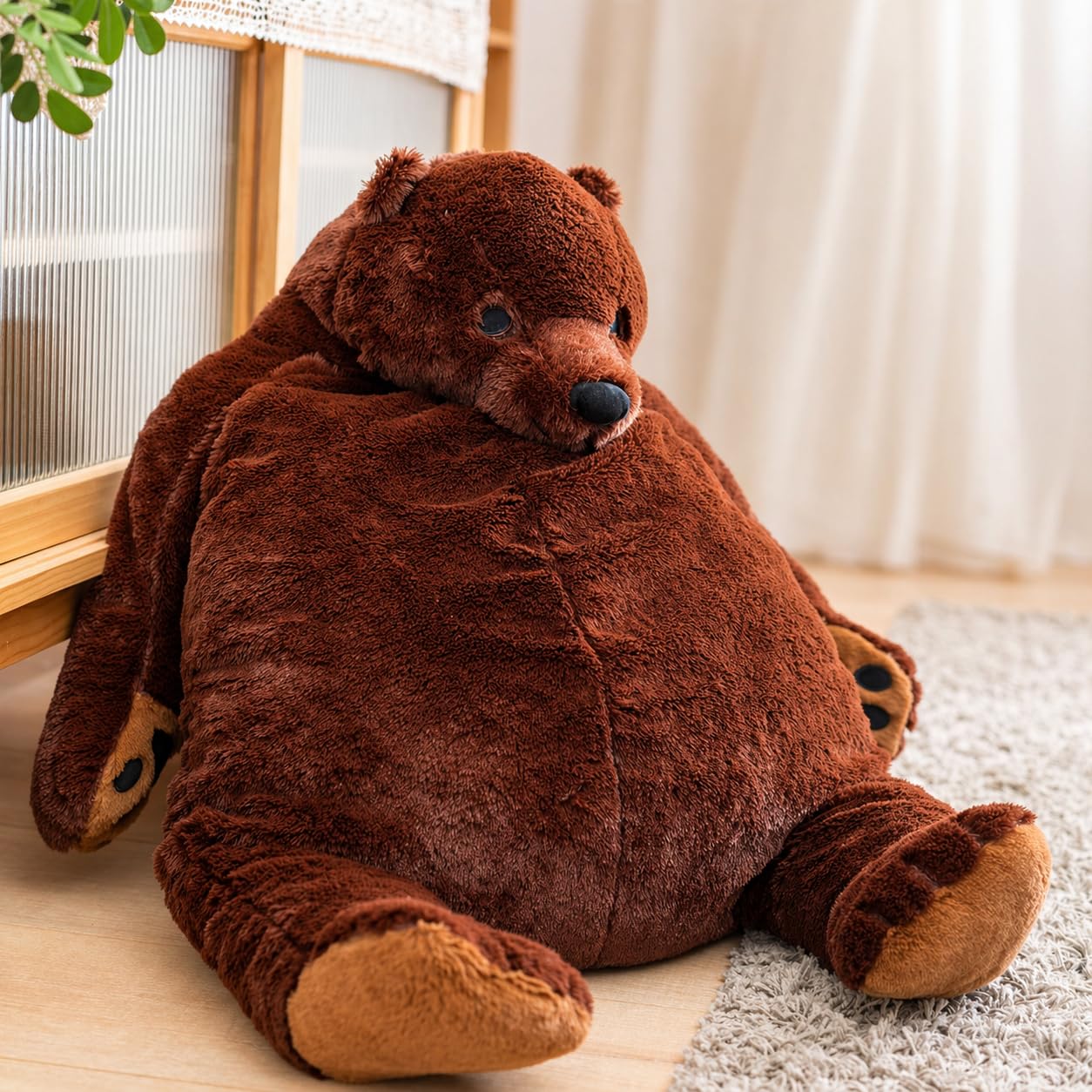 アリソンブラウン FLUFFY TEDDY BEAR DUFFLE COAT Wool Duffle Coat