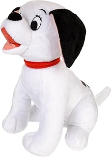 Disney Store Lucky Medium Soft Toy for Kids, Cuddly Character with Fuzzy Texture and Embroidered Details, Horseshoe Spot Pattern, Disney Plushy Suitable for All Ages