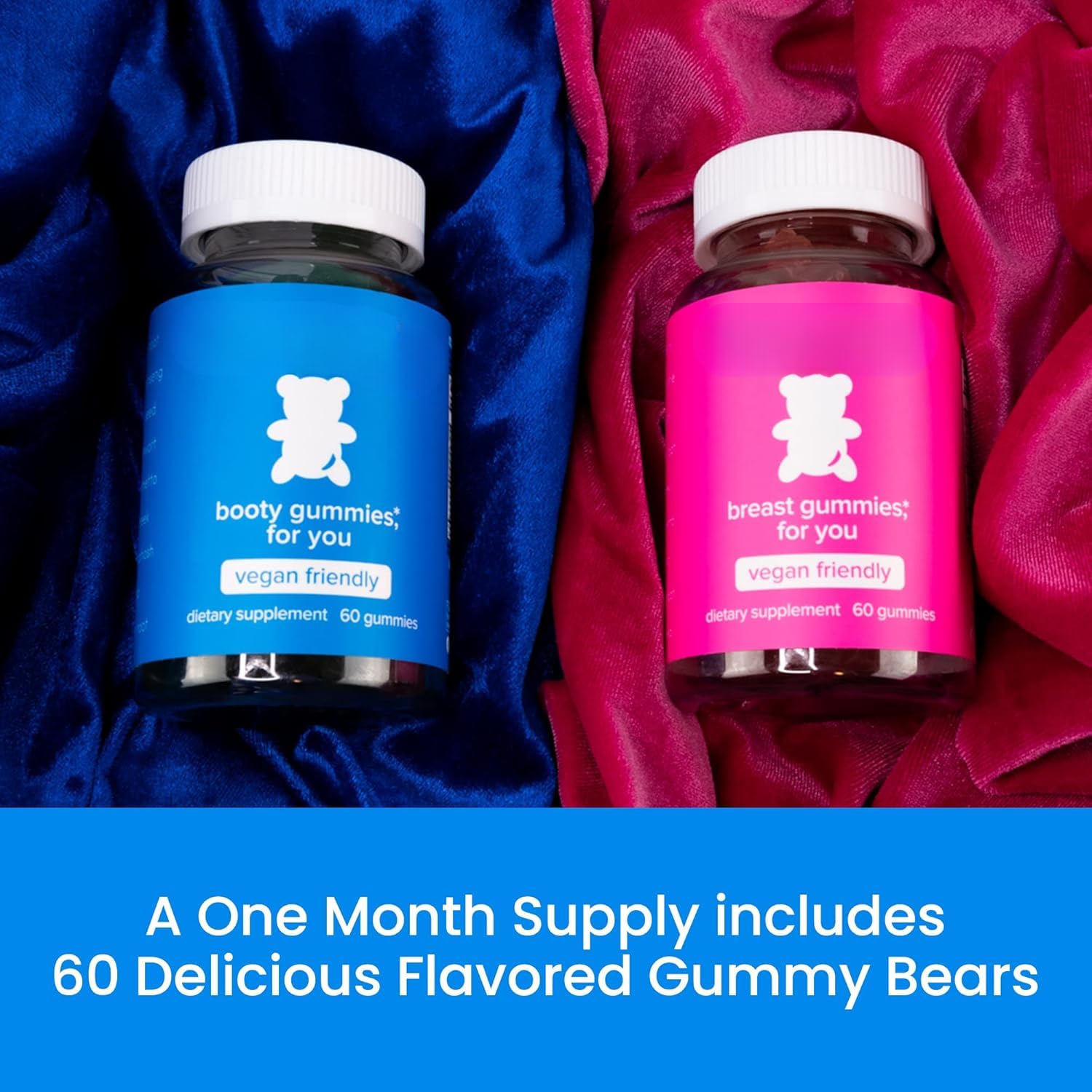Confezione combinata di caramelle gommose multivitaminiche da donna, | Un integratore alimentare quotidiano equilibrato per uomini e donne, un buon partner per la gestione del corpo, facile da deg