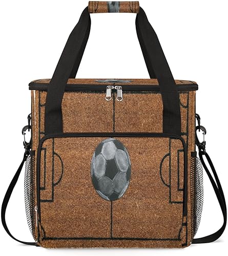 Fun Sports - Bolsa de transporte para cafetera de fútbol Keurig K-Mini o K-Mini Plus K-Cup Pods, portátil, bolsa de viaje