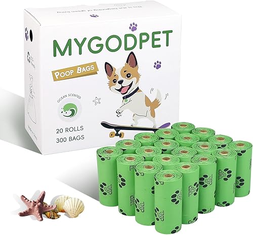Miniatura 13 de Rollos de Bolsas de Excremento de Perro con Dispensador 150 Unidades Bolsas Biodegradables para Perros y Gatos Bolsa de Desechos con Aroma a Lavanda