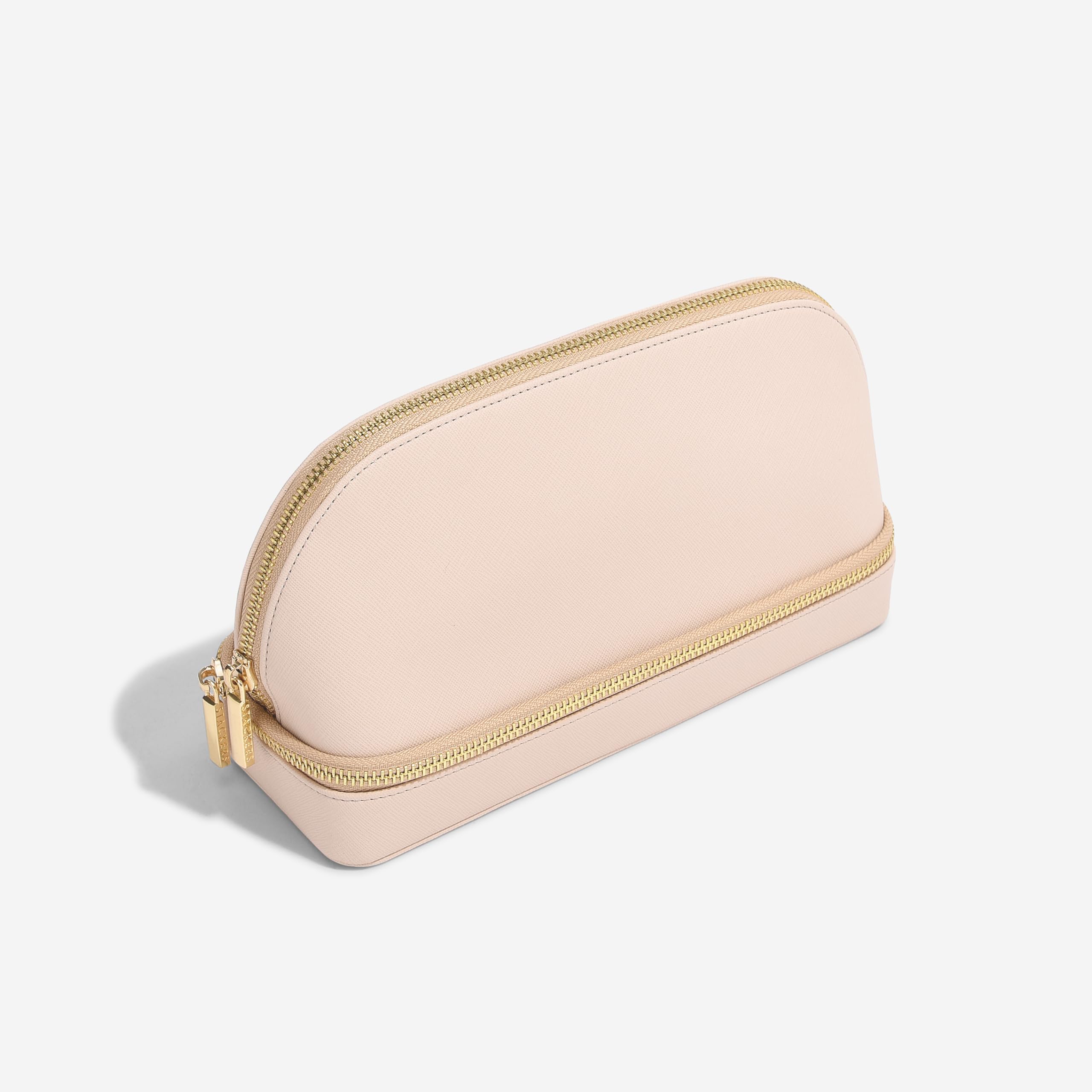 Stackers Blush Cosmetic/Jewellery Bag, Blush Pink - Image 3