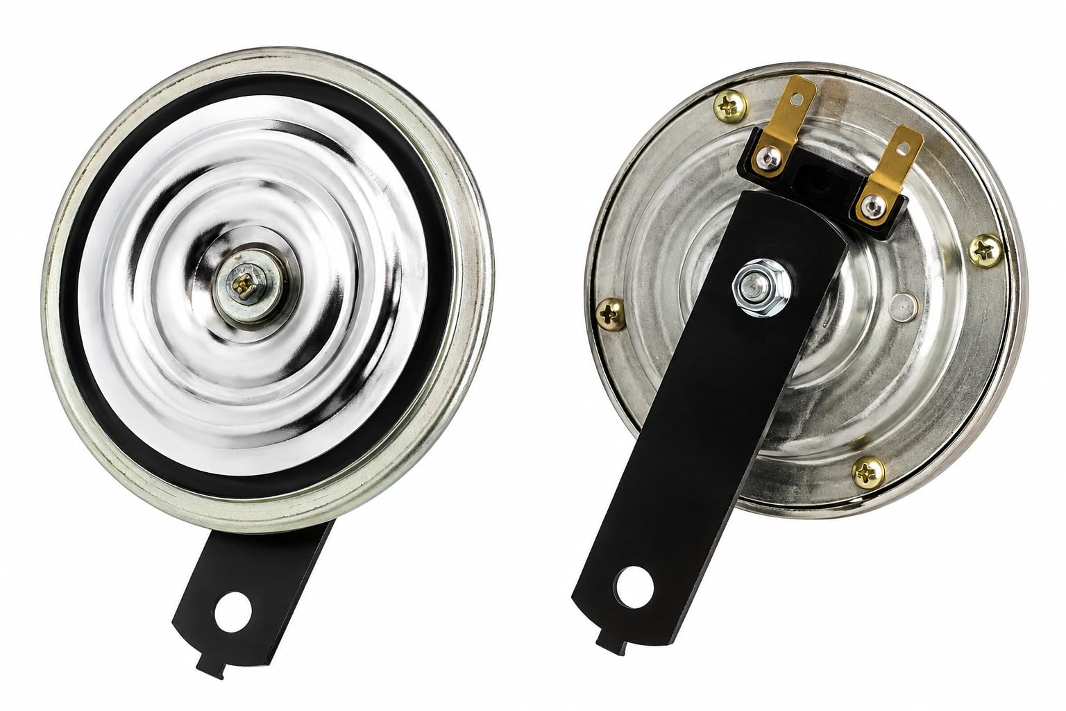 AR solution Unno Meenda 840186 D95 Bull 12V Horn Set For Royal Enfield (Set Of 2)-image-14