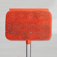 Vista 4 de Qaestfy Paquete de 2 almohadillas de chenilla compatibles con QAE011 herramienta de limpieza de pared y zócalo con mango largo modelo QAE015