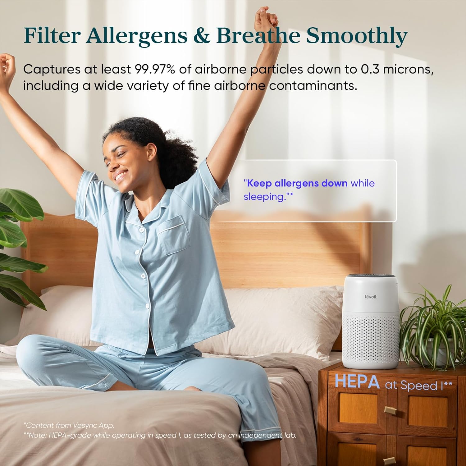 Breathe Easy: LEVOIT 3-in-1 Air Purifier Review for Better Sleep & Allergy Relief