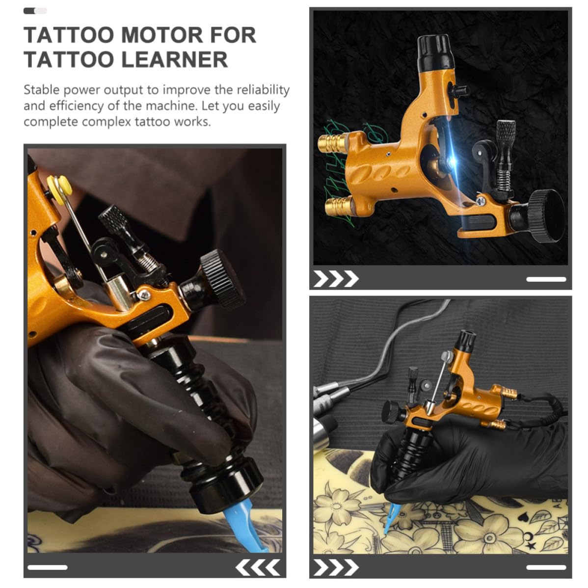 Kit de Tatuaje Rotativa Ac220v de Aleación de Aluminio y Acero Inoxidable
