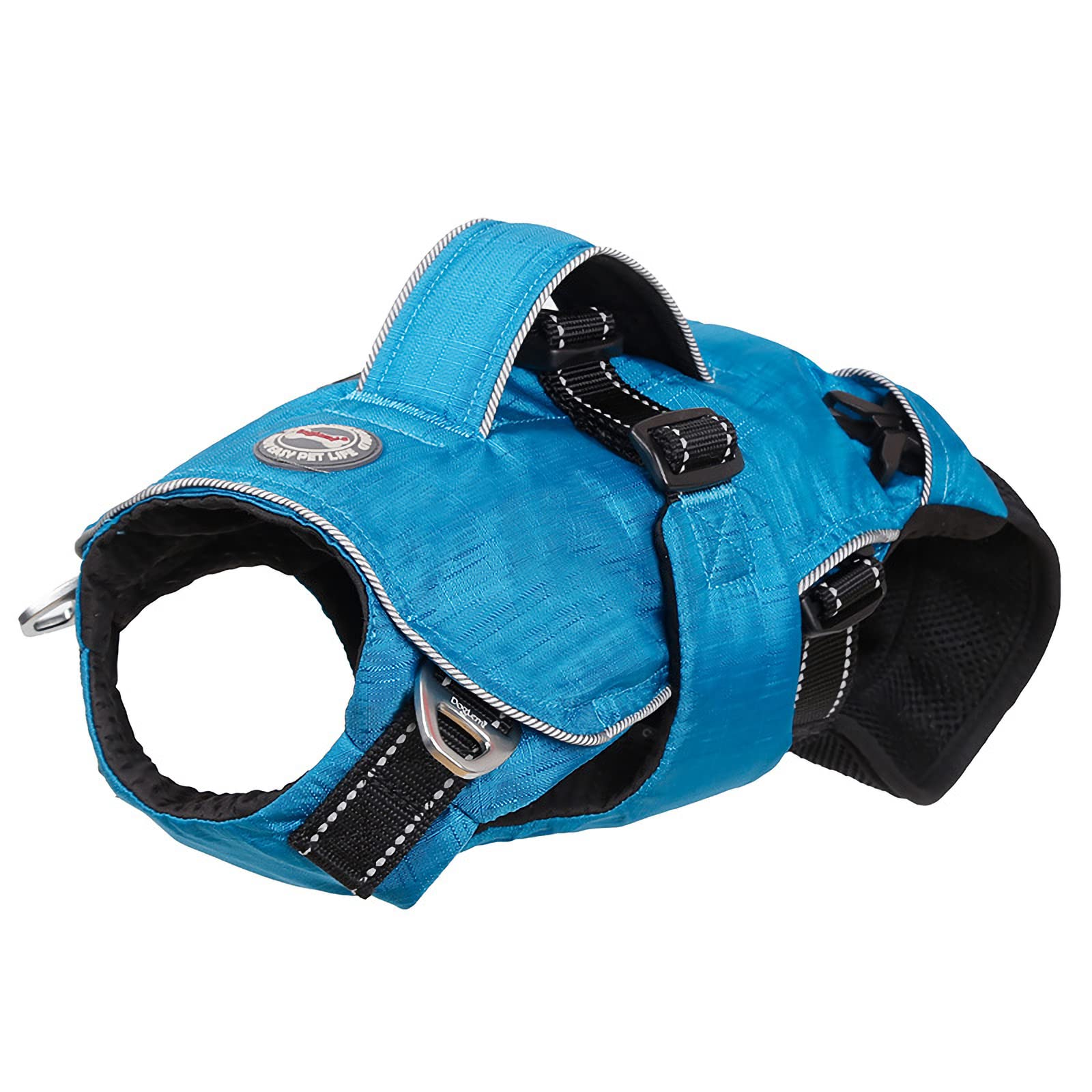 PETCUTE 5-IN-1 Zaino Frontale per Cani,Traspirante Marsupio per Cani con Cinturino Riflettente,Maniglia Confortevole,Regolabile,Borsa da Trasporto per Cane per Viaggio,Campeggio,Passeggiate