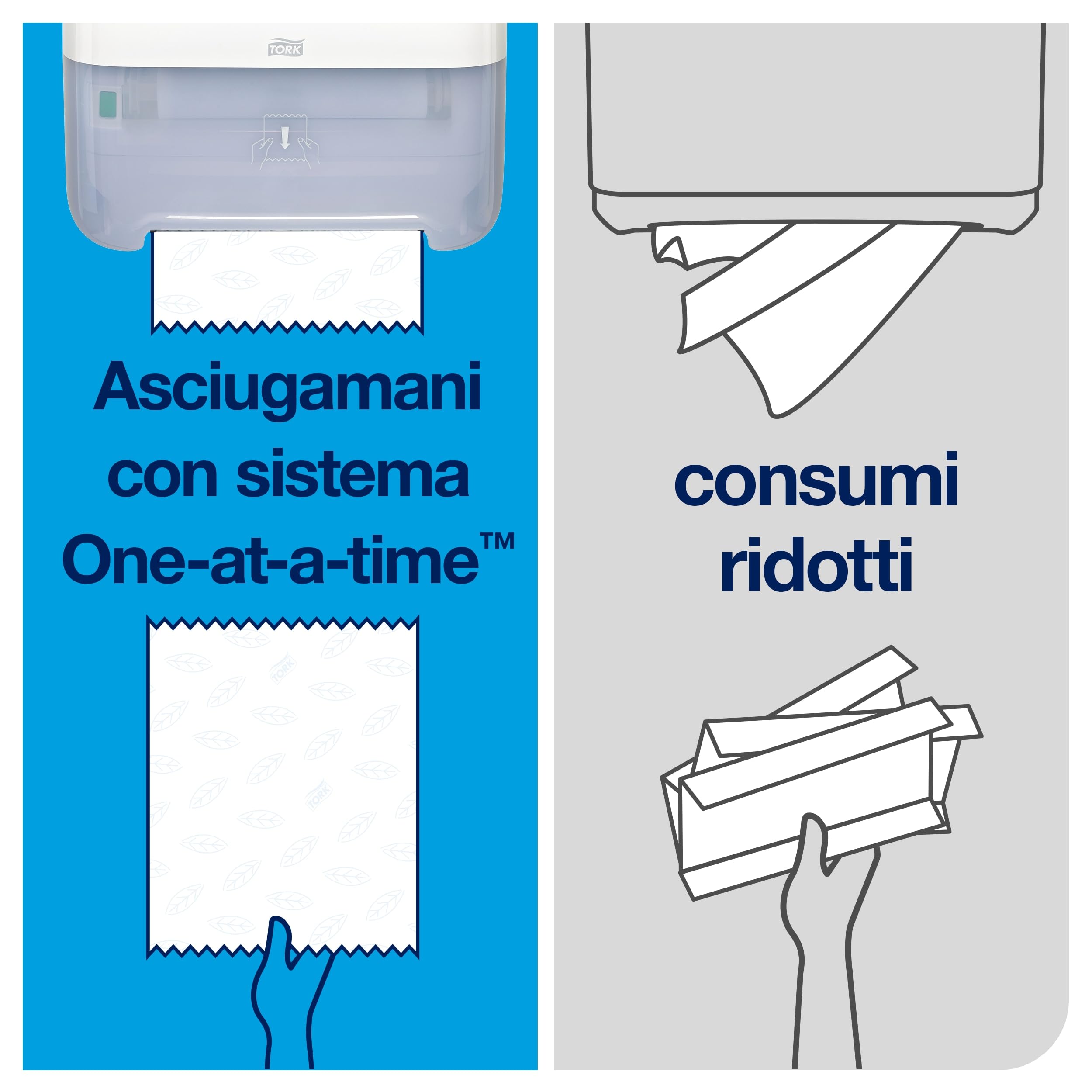 Tork Matic Asciugamani a rotolo Natural H1, Advanced, resistenti agli strappi, 2 veli, 6 rotoli da 150 m, 290099