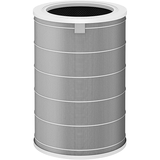 ILoveCleanAir Replacement Filter Compatible with Xiaomi Mi Air Purifier 1, 2, 2C, 2S, 2H, 3, 3C, 3H (HEPA + CARBON), COLOR-GREY