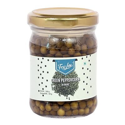 Freshos Green Peppercorns 100g – Aromatic & Flavorful Spice for Cooking