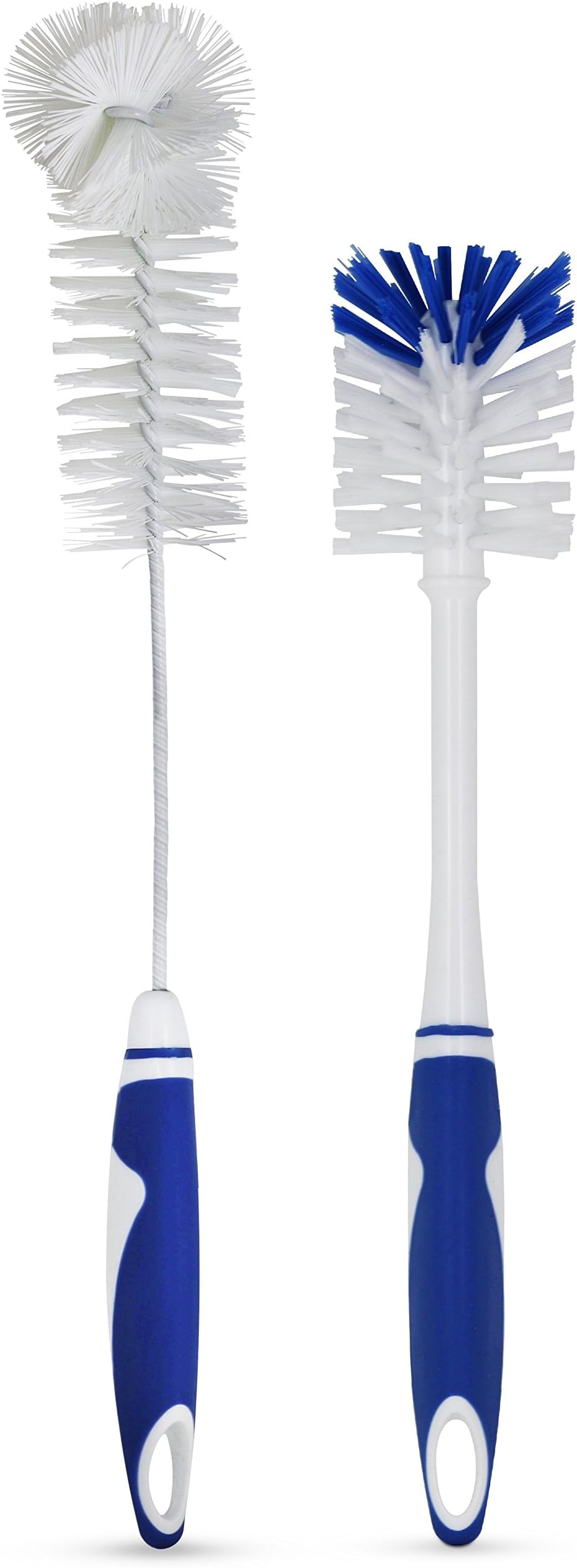 MIRA Water Bottle Brush Set of 2 | Perfect Cleaning Brushes for Stainless Steel Insulated Bottles, Sports Water Bottles, Travel Coffee Mugs | 16 in, 13 in