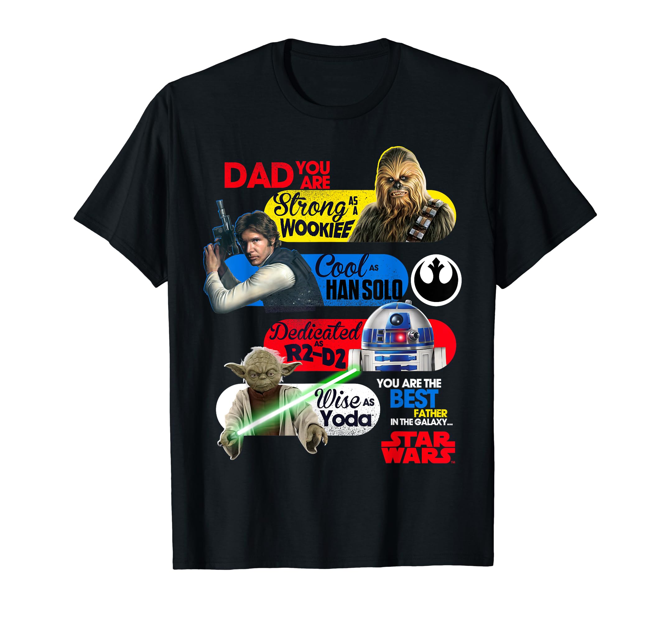 Star Wars Best Father In The Galaxy Graphic T-Shirt T-Shirt