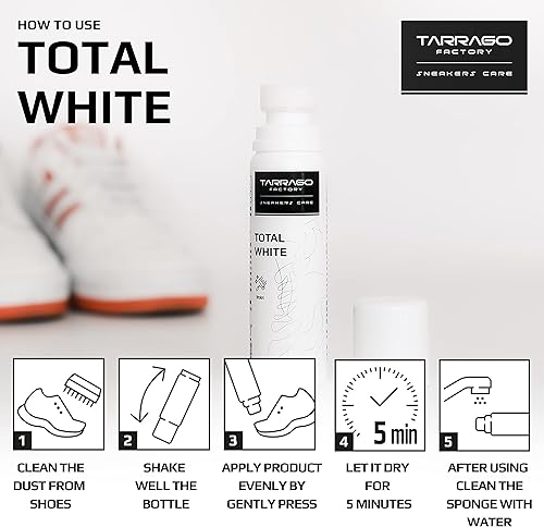 Miniatura 4 de Tarrago Sneakers Total White con aplicador | para cuero y lona | 2,5 fl.oz
