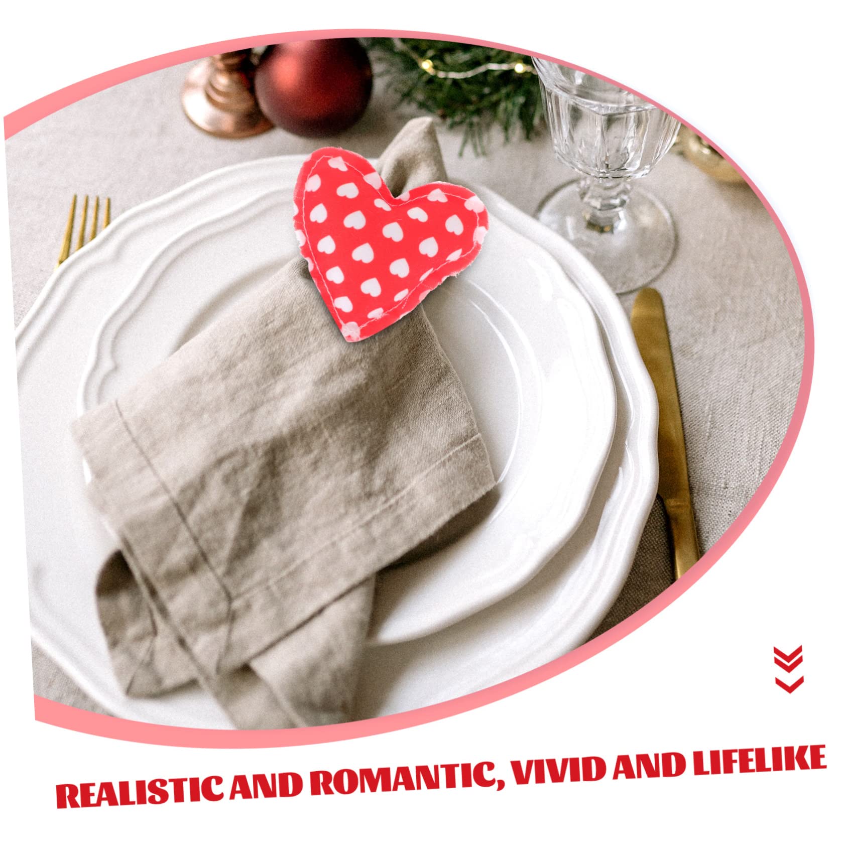Alipis 4 Sätze Serviettenringe Zum Valentinstag Serviettenspender Nautische Serviettenringe Valentinstag Tischdeko Tischdekoration Für Valentinstag Serviettenhalter Für Tisch 8 Stück * 4