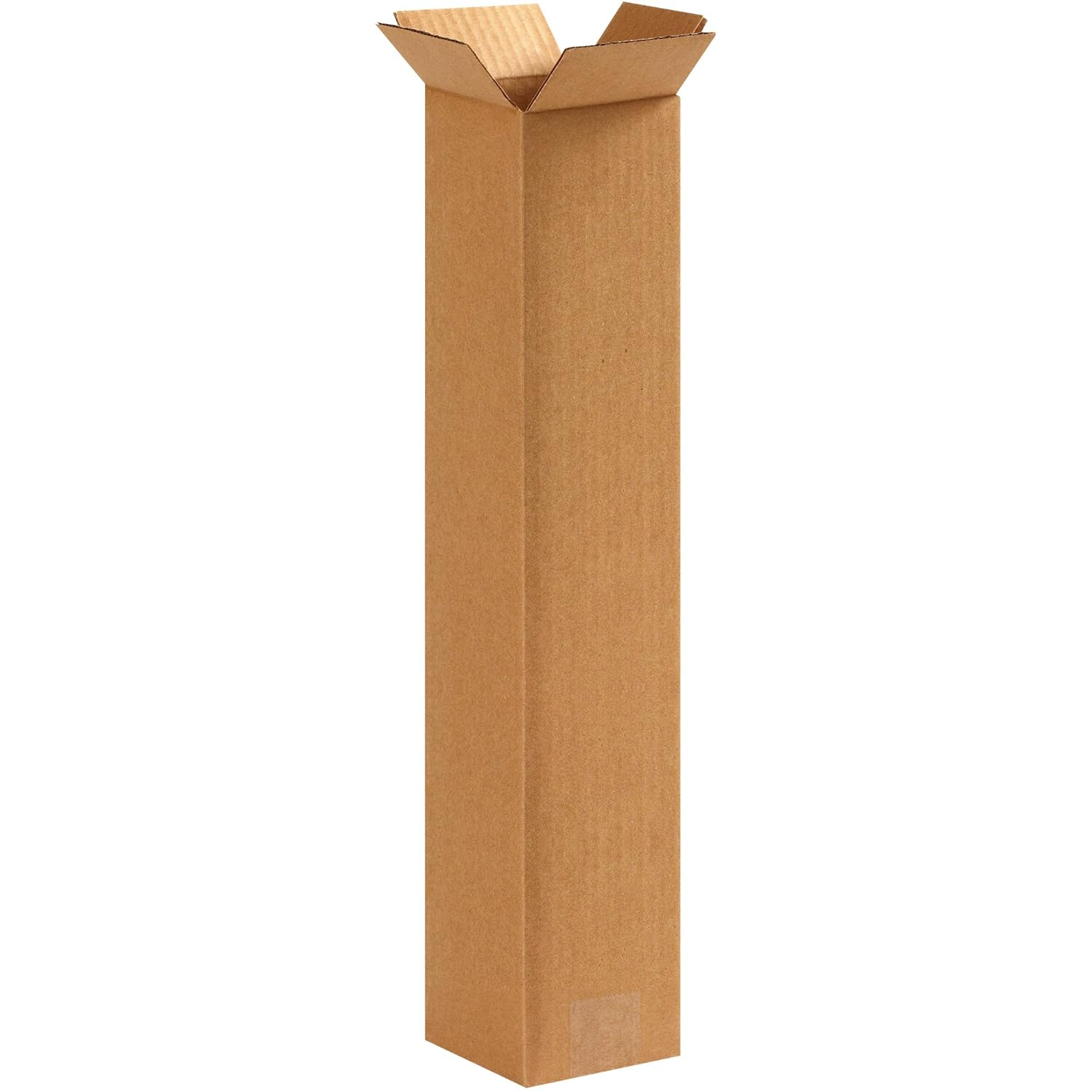 BOX USA 4x4x20 Tall Corrugated Boxes, Tall, 4L x 4W x 20H, Pack of 25 | Shipping, Packaging, Moving, Storage Box for Home or Business, Strong Wholesale Bulk Boxes