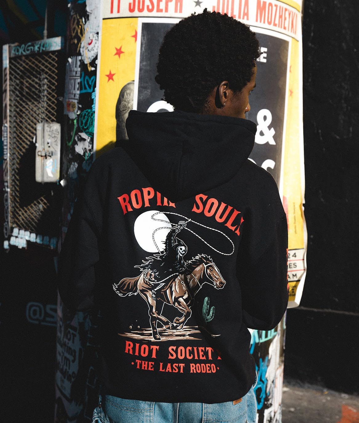 Riot Society Men's Graphic or Embroidered Hoodie Hooded Sweatshirt