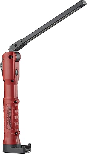 Streamlight 76800 Stinger Switchblade - Barra de luz LED de 800 lúmenes con cable USB, color rojo