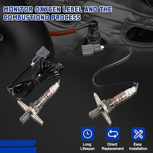 Miniatura 3 de Sensor de oxígeno 234-9001 234-4189 Sensor de oxígeno O2 aguas arriba aguas abajo reemplazo para 2001-2004 Toyota Tacoma 2.7L 2.4L 3.4L 2.4L