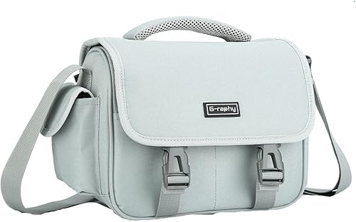 Miniatura 1 de G-raphy Bolsa de hombro para cámara para cámaras SLR DSLR Nikon Canon Sony Olympus etc lentes cables accesorios