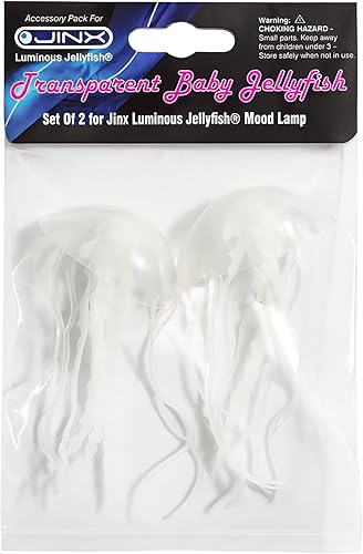 Vista 14 de JINX - Paquete de accesorios de cristal para lámpara luminosa de medusas – Gemas acrílicas transparentes de 0.394 pulgadas para lámpara de humor