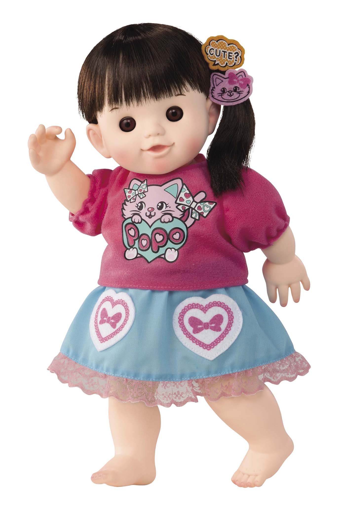 Amazon.co.jp: ぽぽちゃん お人形 お風呂もいっしょ ロングヘア 