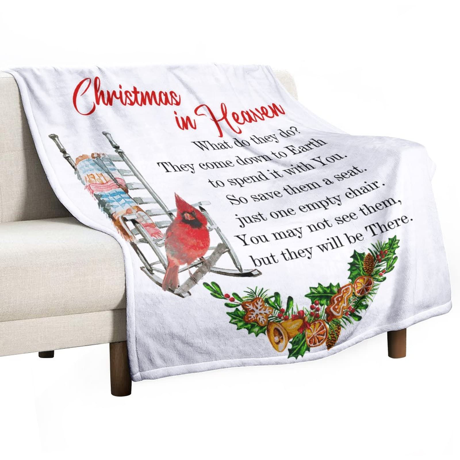 Couverture de canapé de Noël au ciel cadeau moelleux idéal pour enfants et garçons