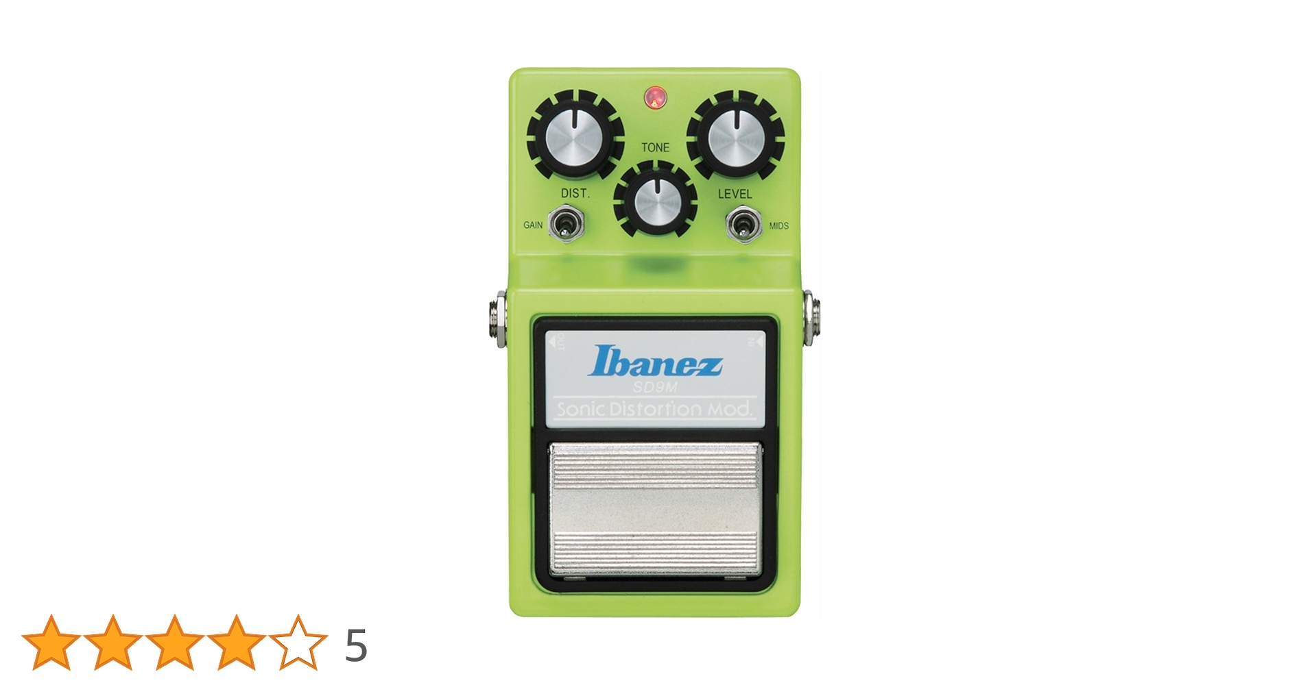 Ibanez SD9M Sonic Distortion Pedal for Guitars Green