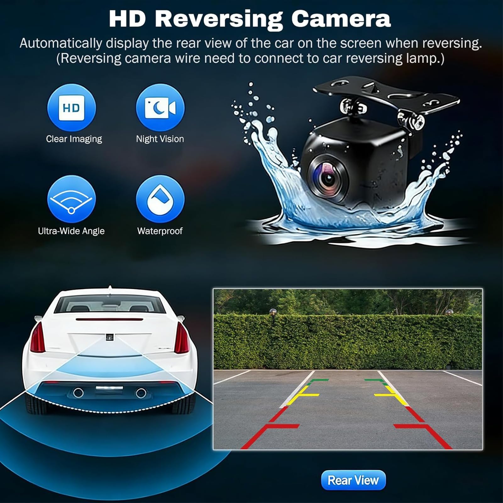 Radio Estéreo para Coche para O-pel Grandland X Crossland X 2016-2020, IPS de 9 Pulgadas Compatible con CarPlay Android Auto Navegación GPS Controles en el Volante y Cámara de Visión(Size:4Core 2+32G)