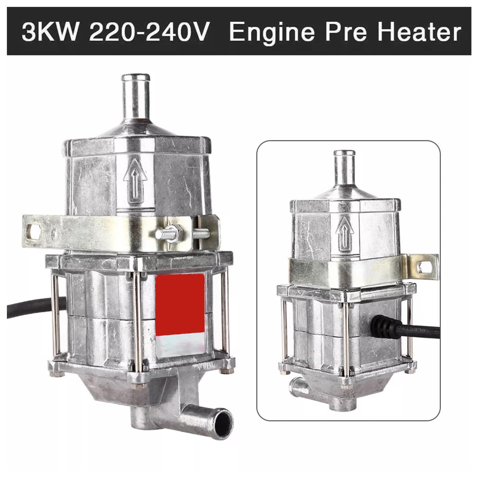3000W Autovorwärmer, 220-240V Auto Motor Kühlmittel Heizung Parkplatz Vorwärmer, Automotor Pumpe Vorwärmer (3000W)